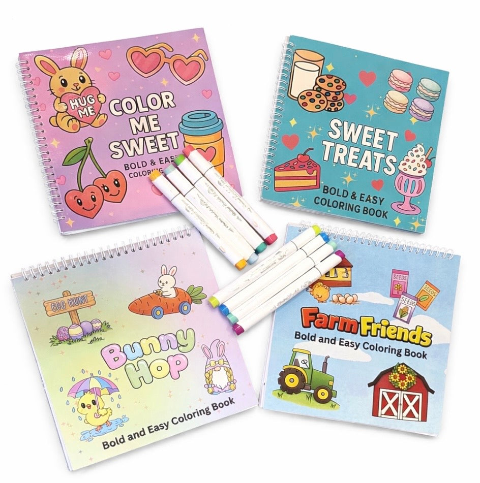 3 Book- Create Your Own Bundle Plus 8 Markers