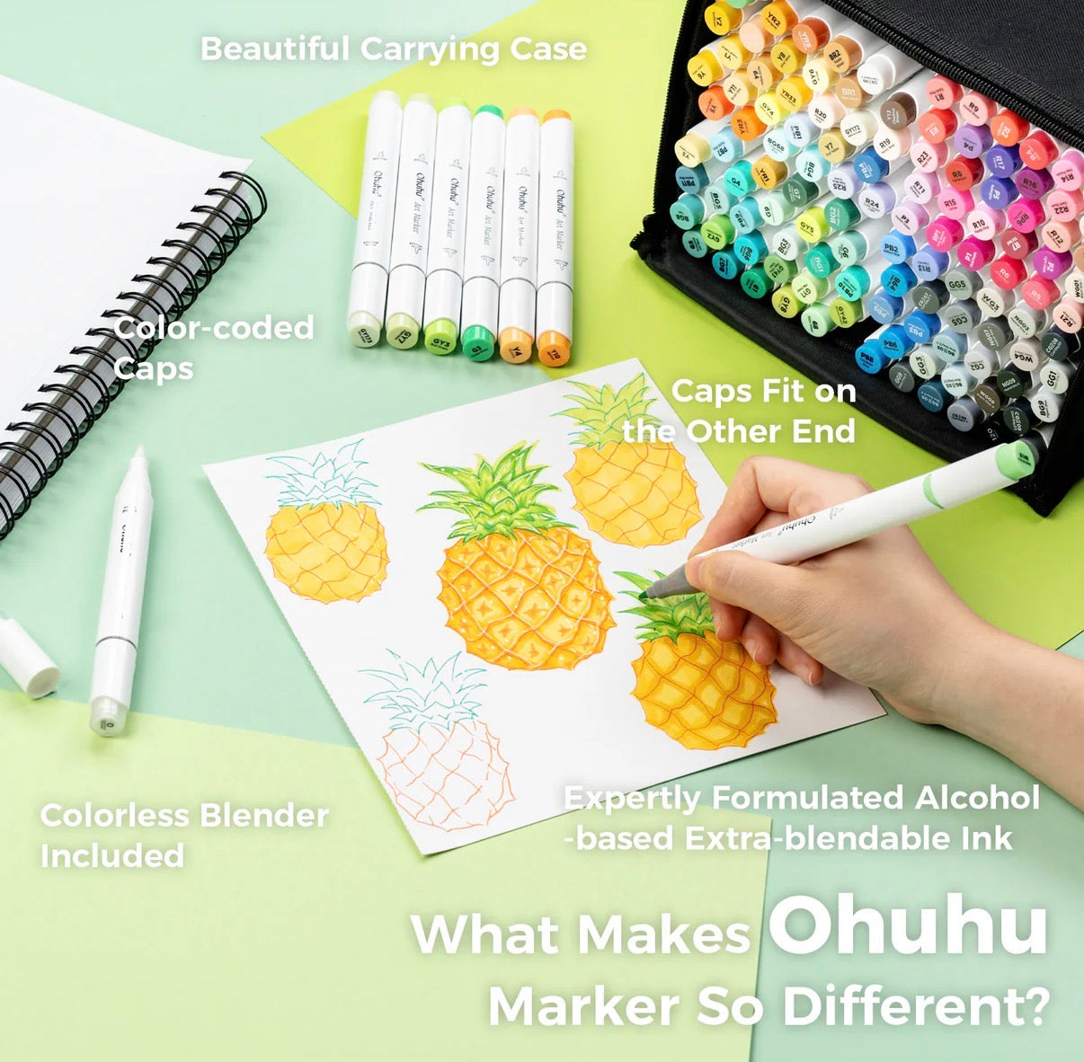 Ohuhu BASIC Tones 6 Pack