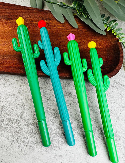 Novelty Cactus Fine Tip Pen, Cute Cactus Pen, Great Gift for Teachers or Kids