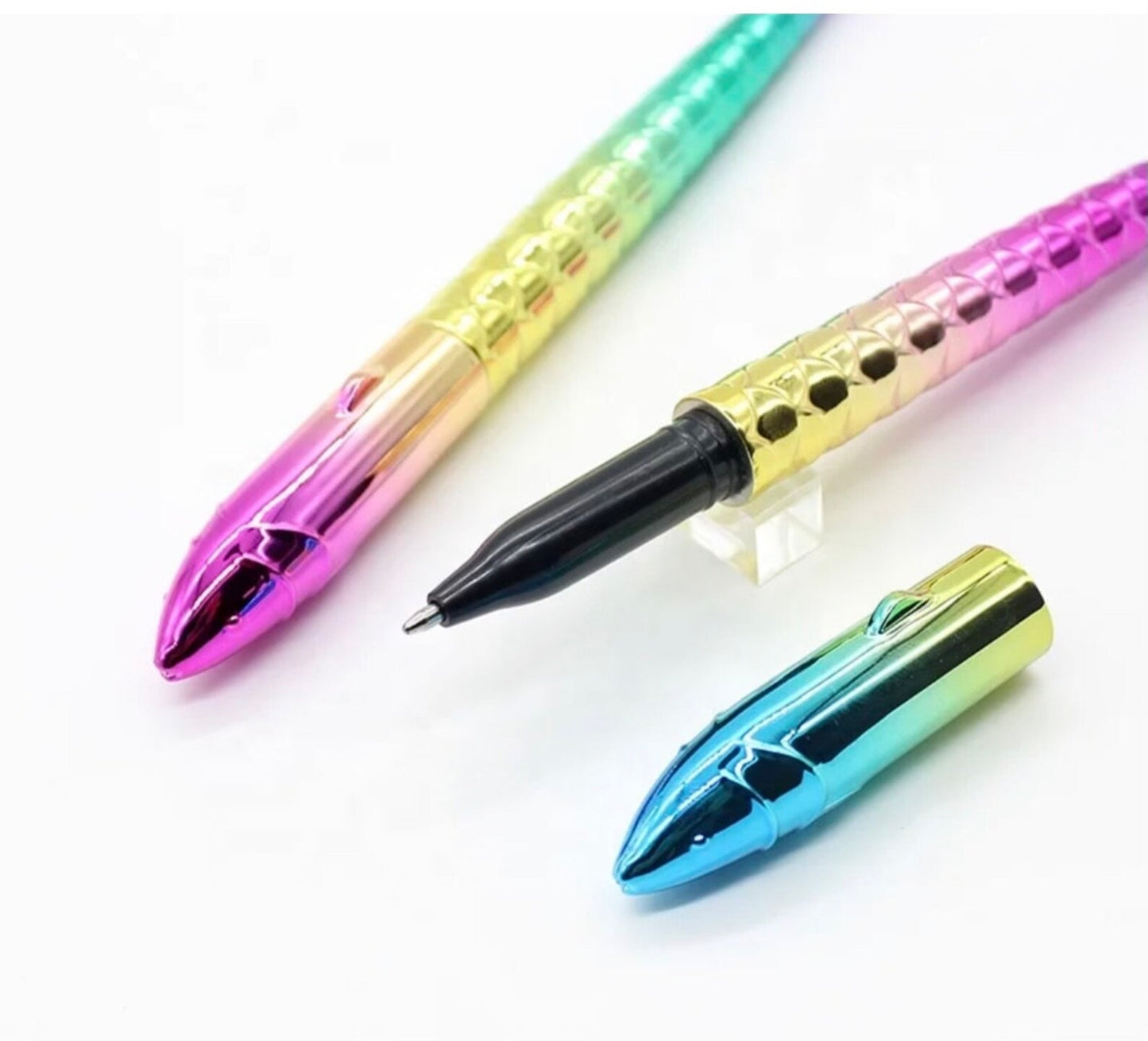 Novelty Mermaid Tale Ballpoint Pen, Fun Metallic Fish Ballpoint Pen, Mermaid Pen